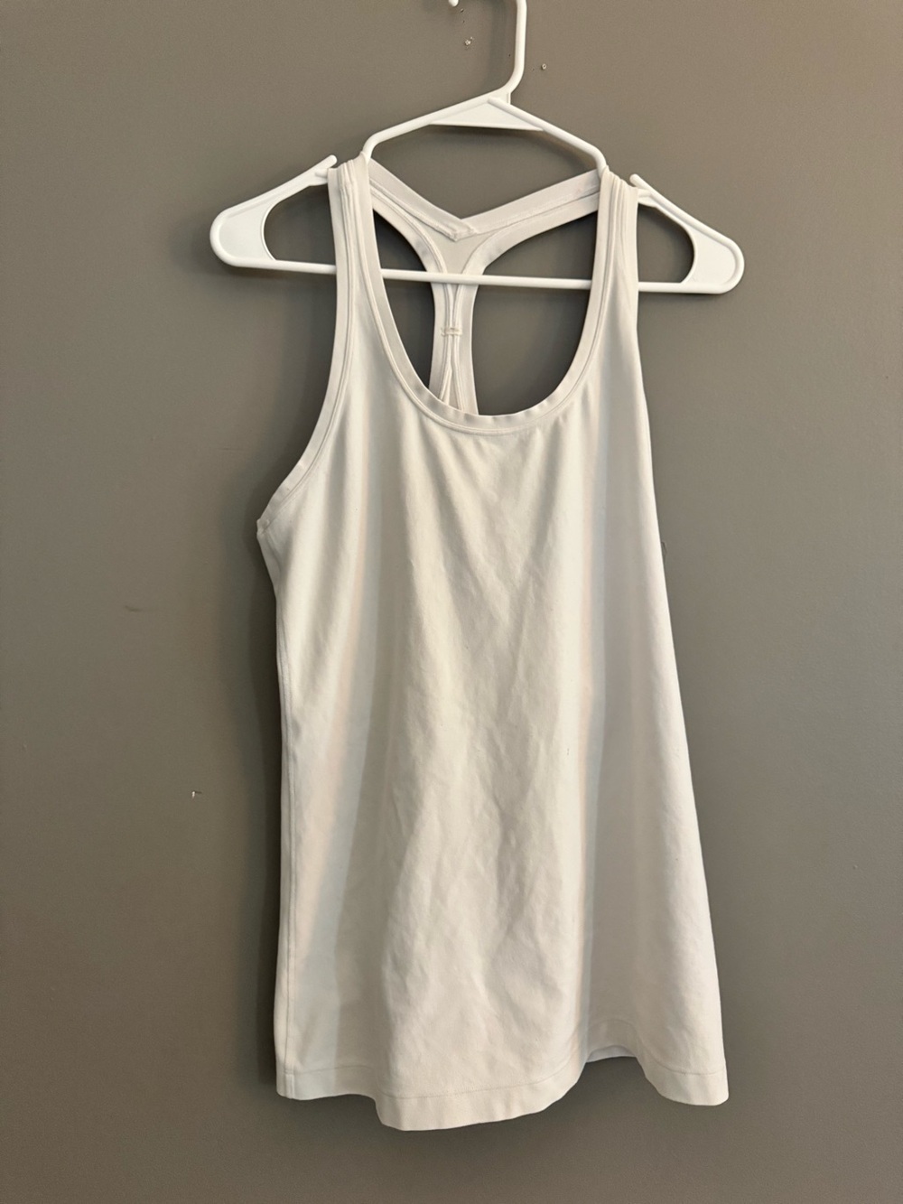 lululemon athletica White Racerback Tank Top
